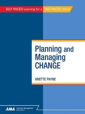 cover image of Planning and Managing Change